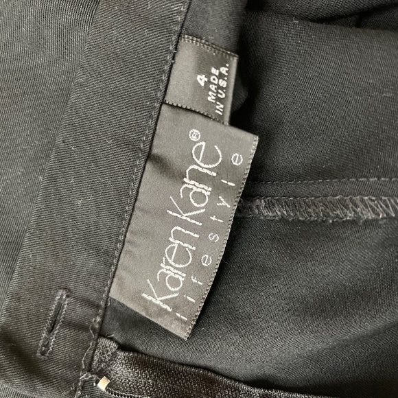 Karen Kane Lifestyle Black Flare Skirt Women's 4 - Picture 6 of 7